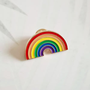 Rainbow Pin Badge