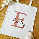 Personalised Initial Tote Bag