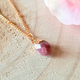 Strawberry Quartz Charm Pendant