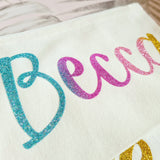 Personalised Glitter Make Up Bag